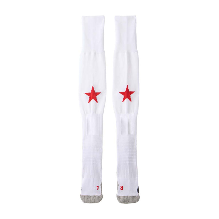 Chaussettes Kombat Spark Pro Red Star 25/26 Blanc