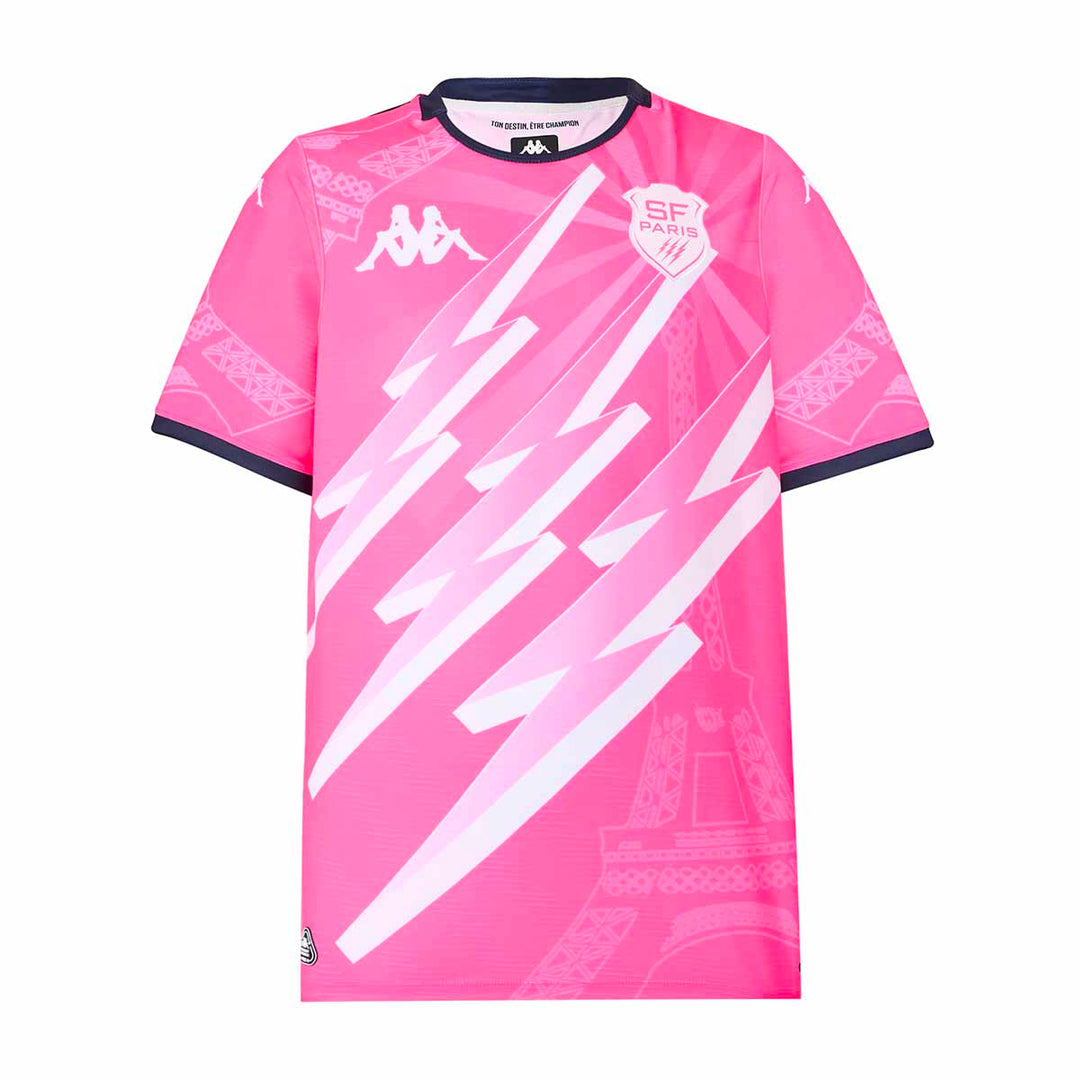 Maillot Kombat Pro Home Stade Francais Paris 25/26 Rose Homme 00