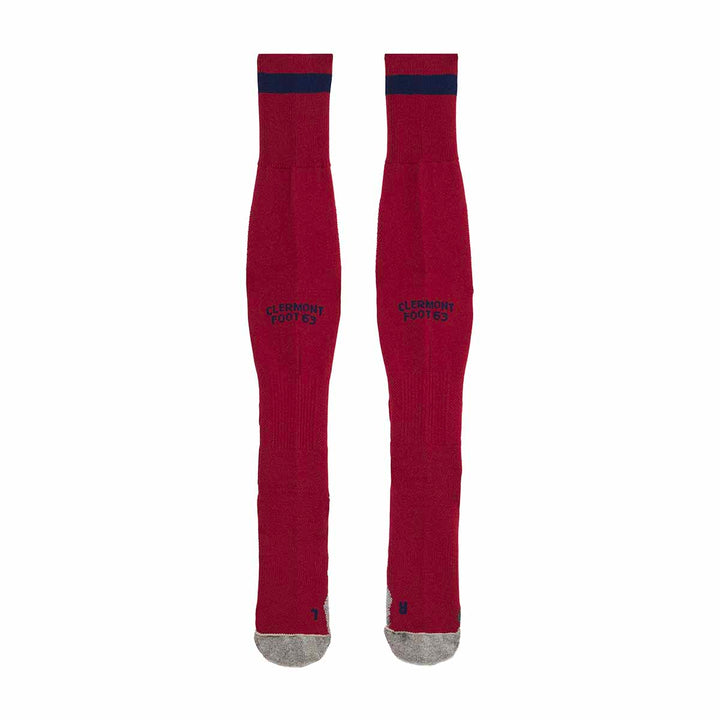 Chaussettes Kombat Spark Pro Home Clermont Foot 63 25/26 Rouge
