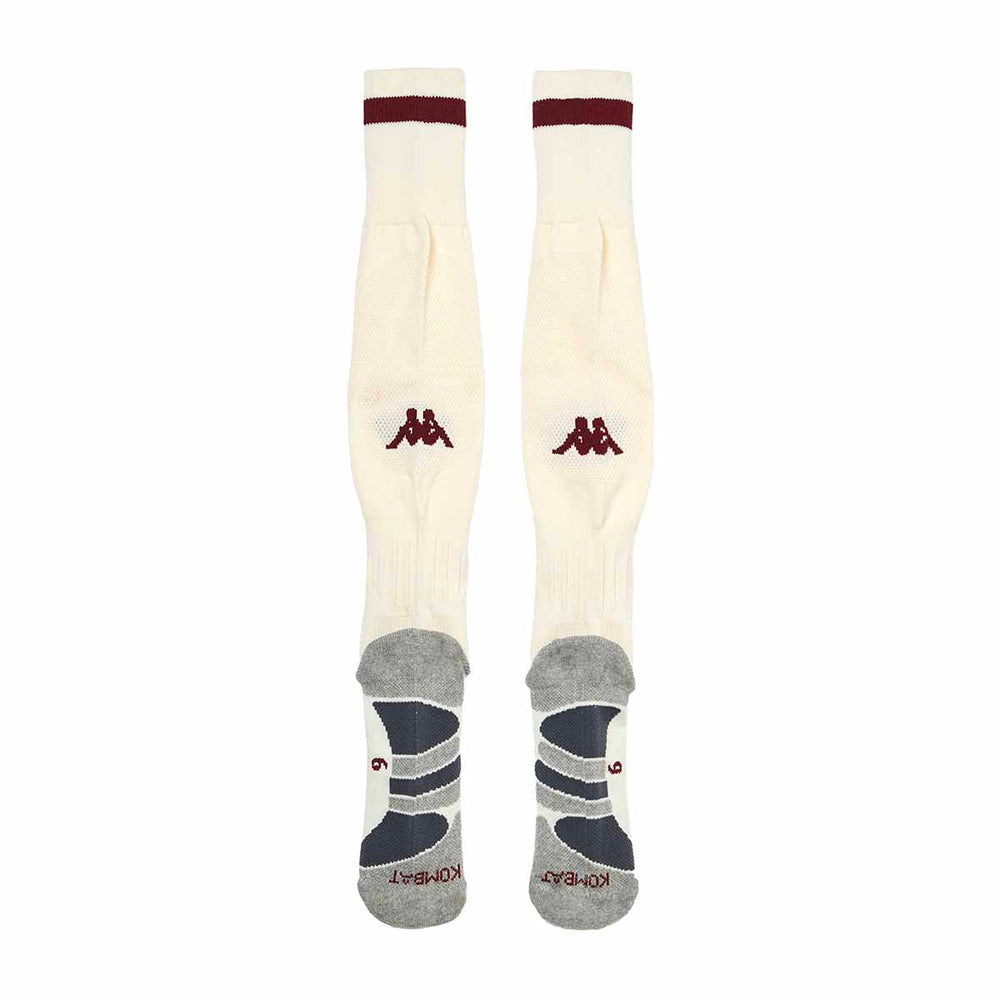 Chaussettes Kombat Spark Pro Away Clermont Foot 63 25/26 Blanc 02