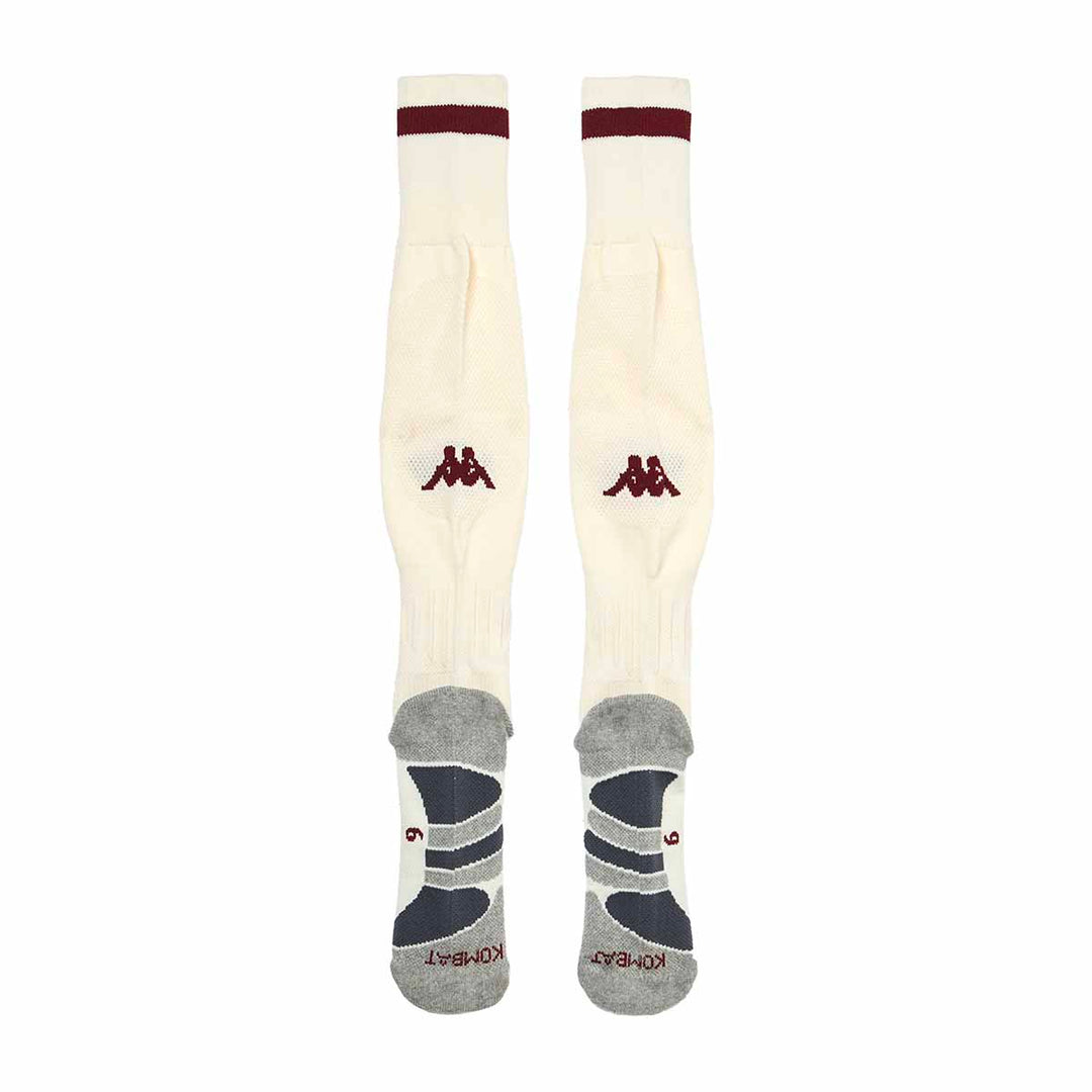 Chaussettes Kombat Spark Pro Away Clermont Foot 63 25/26 Blanc main