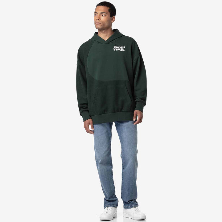 Hoodie Lurid Les Ardentes x Kappa Vert Homme