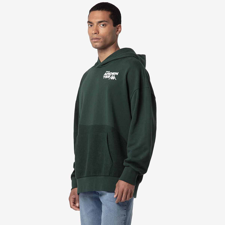 Hoodie Lurid Les Ardentes x Kappa Vert Homme