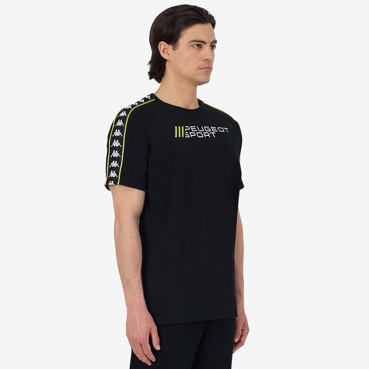 T-Shirt 222 Banda Ran Peugeot Sport 2025 Noir Homme 1