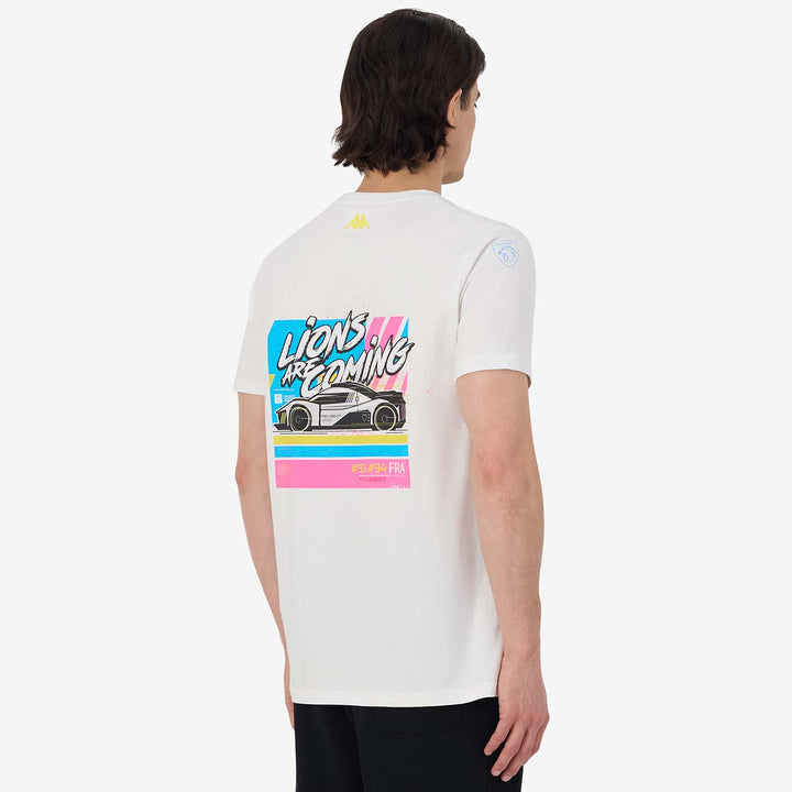 T-Shirt Allergraph Peugeot Sport 2025 Blanc Homme 1