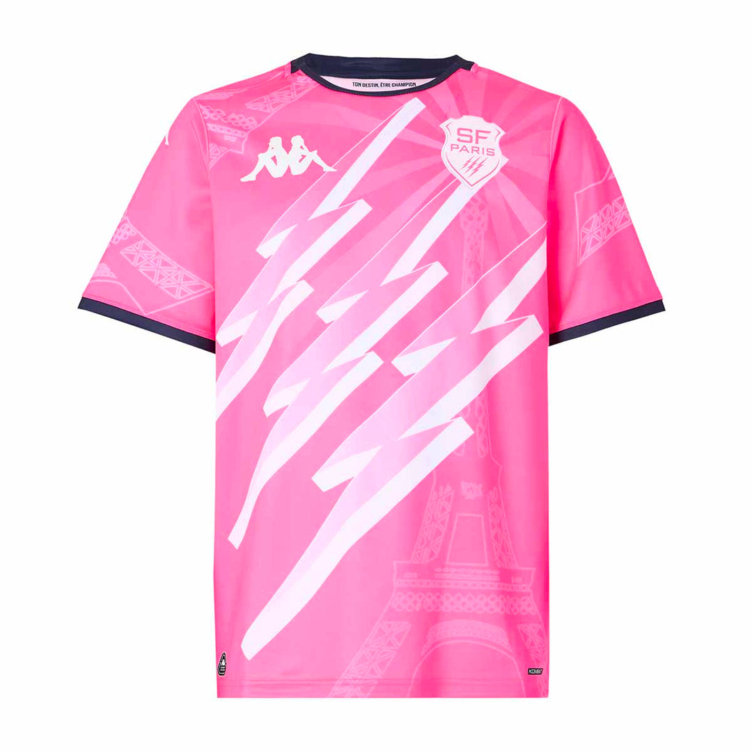Maillot Kombat Home Stade Francais Paris 25/26 Rose Homme 00