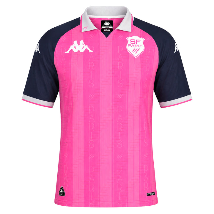 Maillot Kombat Pro Home Stade Français Paris 26/27 Rose Homme 1