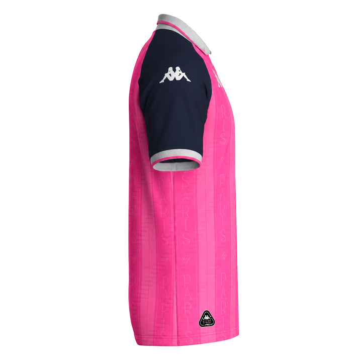Maillot Kombat Pro Home Stade Français Paris 26/27 Rose Homme 2