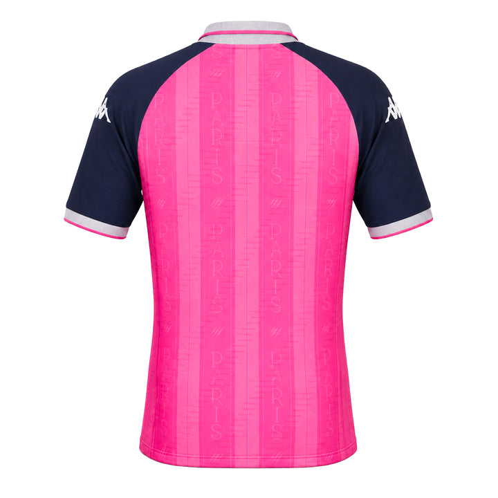 Maillot Kombat Pro Home Stade Français Paris 26/27 Rose Homme 3