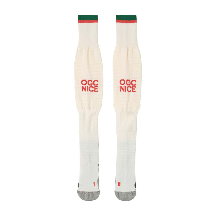 Chaussettes Kombat Spark Pro Away OGC Nice 25/26 Blanc