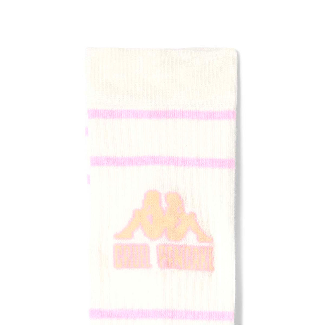 Chaussettes Dandu Cruel Pancake Blanc main