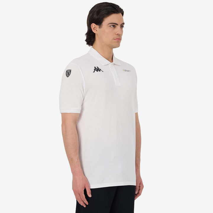 Polo Barli Peugeot Sport 2025 Blanc Homme