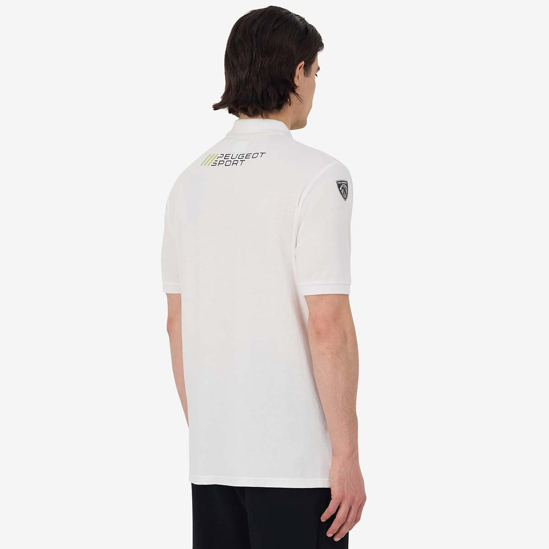Polo Barli Peugeot Sport 2025 Blanc Homme