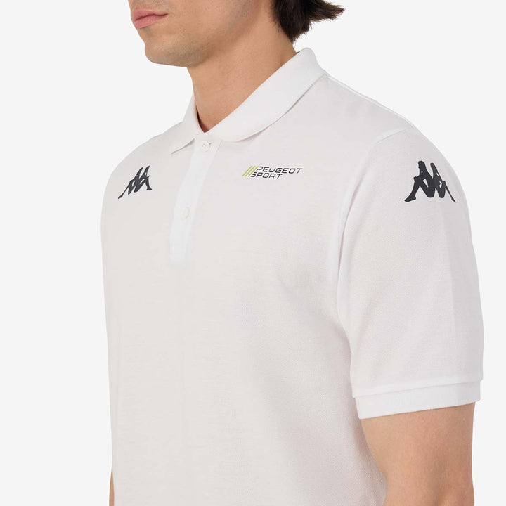 Polo Barli Peugeot Sport 2025 Blanc Homme