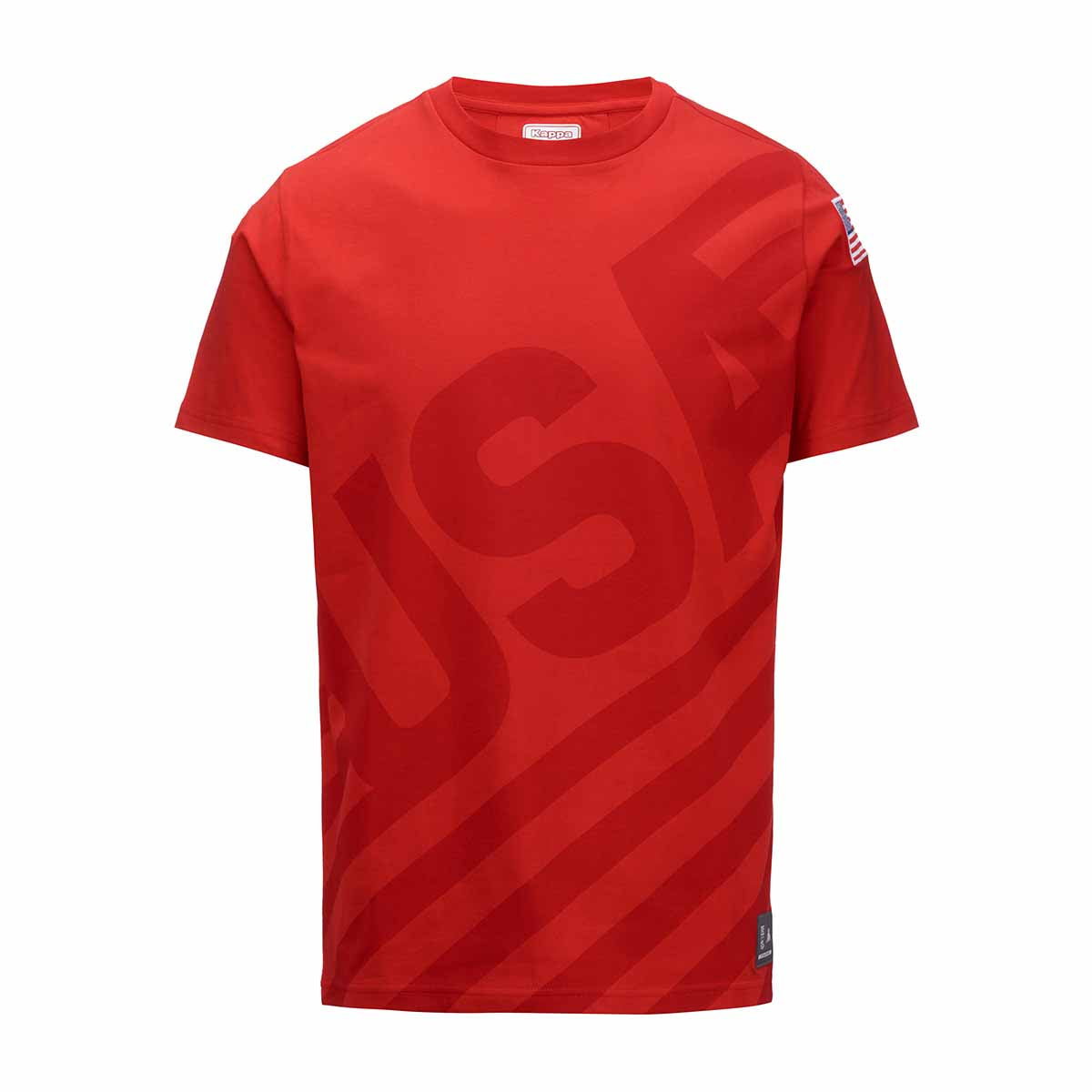 T-shirt Ayba2 USA US Ski Team Rouge Homme