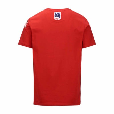 T-shirt Ayba2 USA US Ski Team Rouge Homme