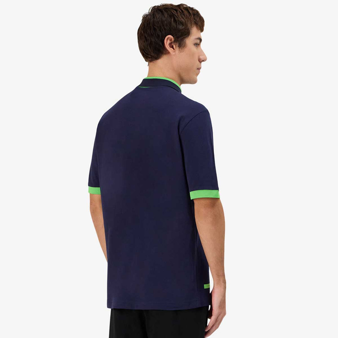 Polo Neon Bleu Homme