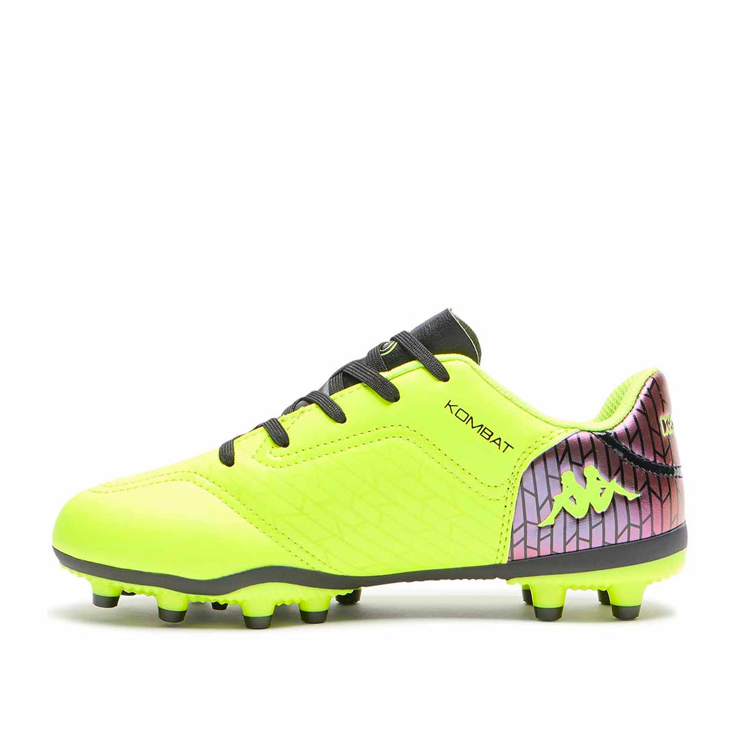 Chaussures Kombat Player Fg Jaune Enfant main