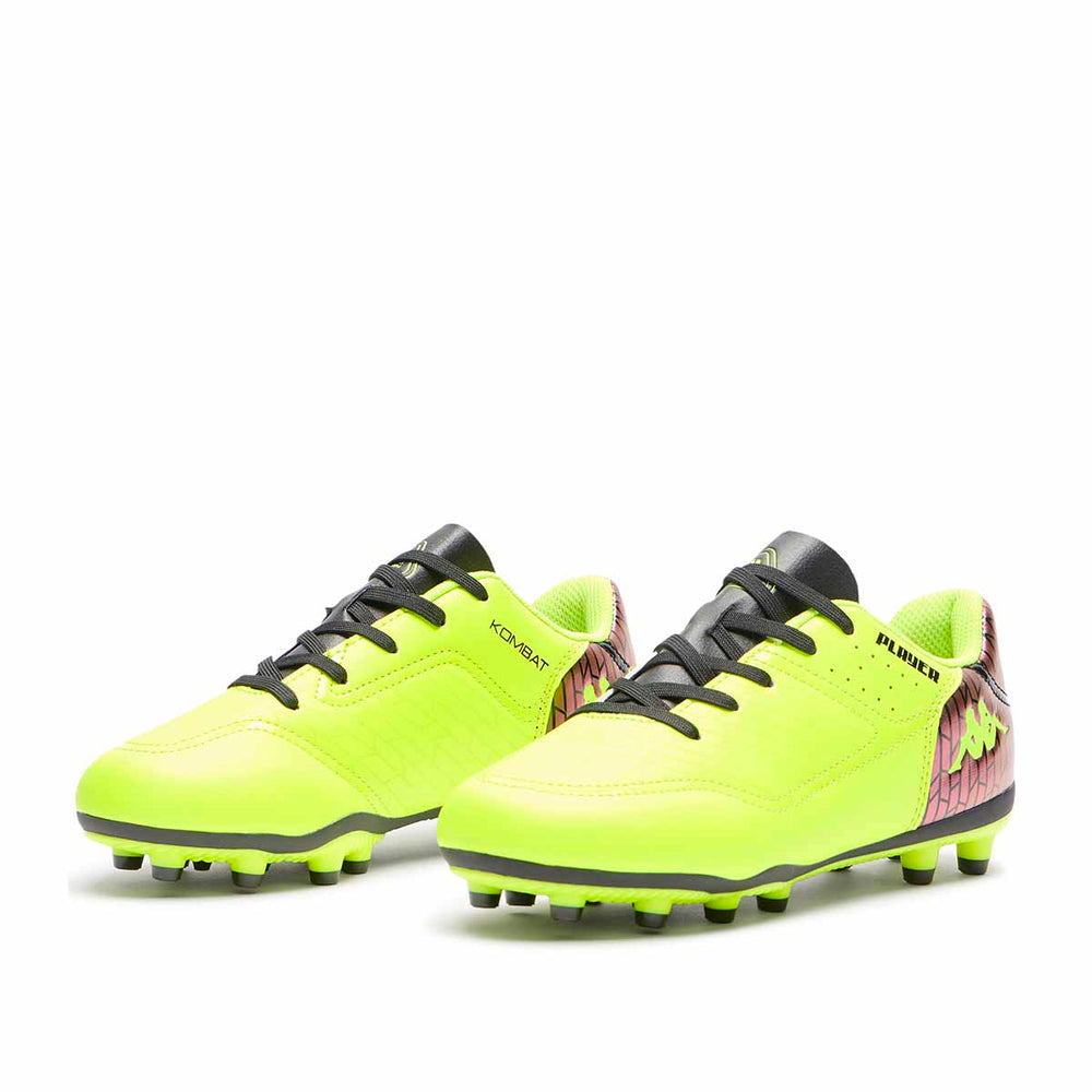 Chaussures Kombat Player Fg Jaune Enfant 02