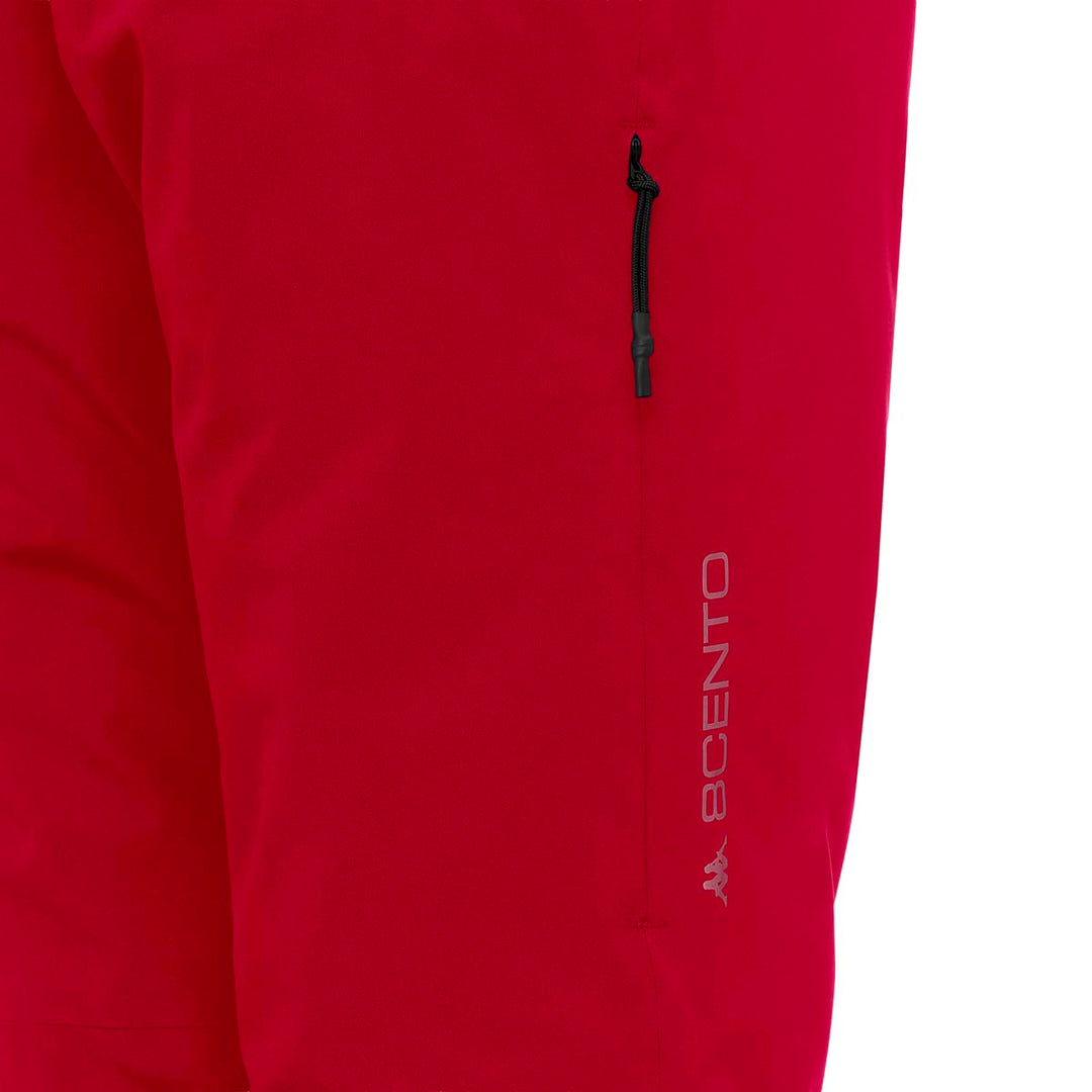 Pantalon 8Cento 864 Rouge Homme main