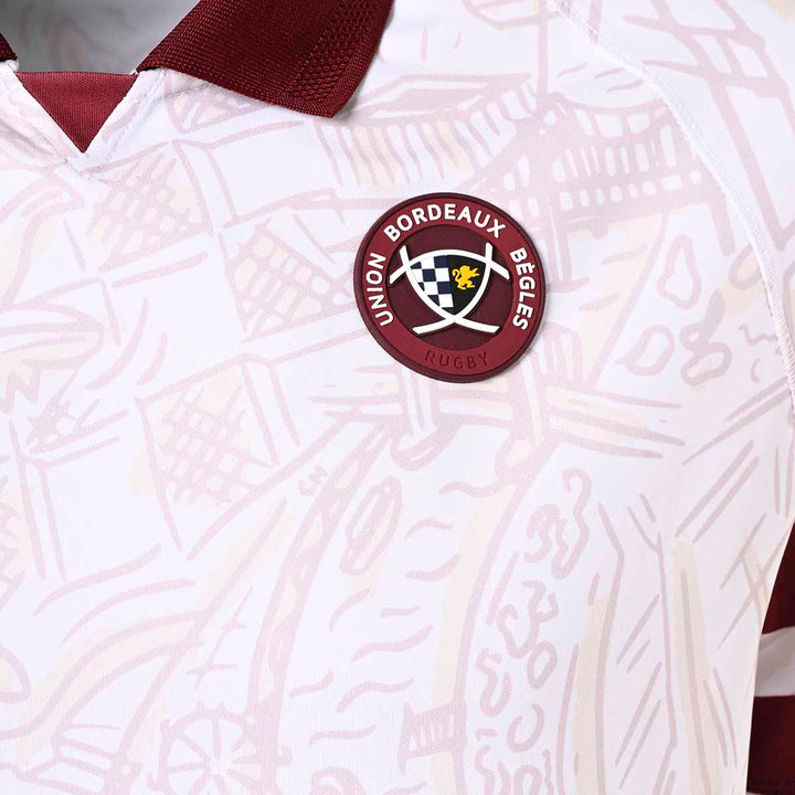 Maillot Kombat Away UBB 24/25 Blanc Homme