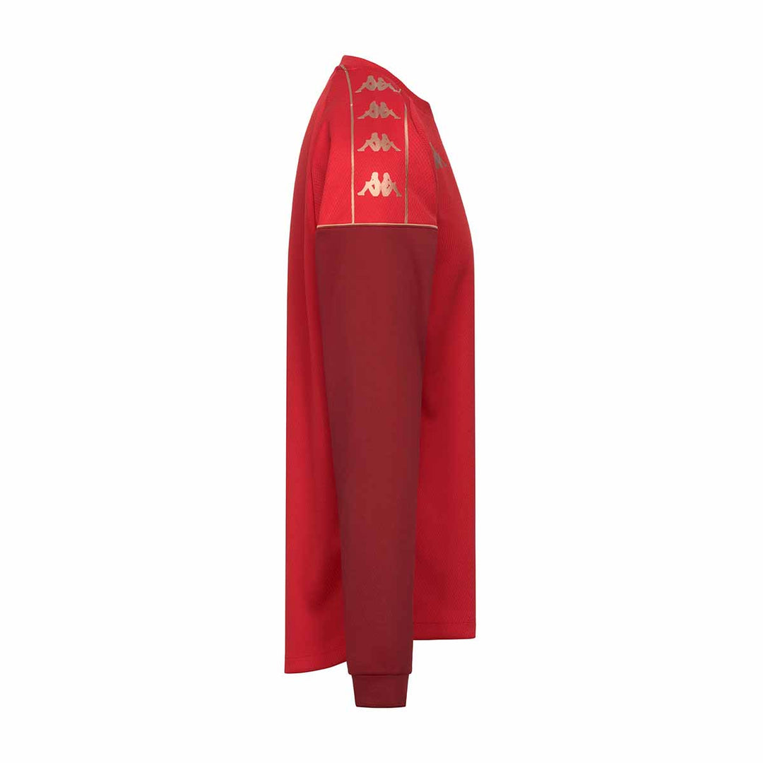 Sweatshirt Maverno Rouge Homme main