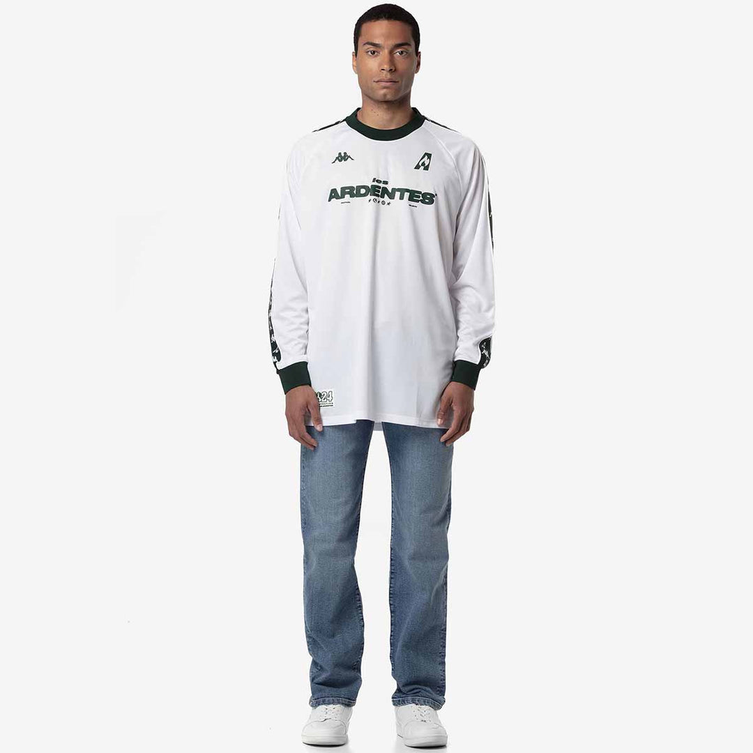 Maillot Lien Les Ardentes x Kappa Blanc Homme