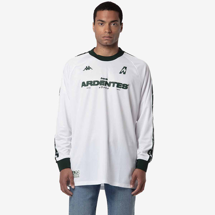 Maillot Lien Les Ardentes x Kappa Blanc Homme