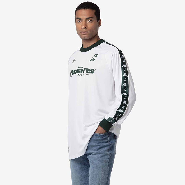 Maillot Lien Les Ardentes x Kappa Blanc Homme
