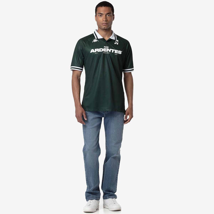 Maillot Lou Les Ardentes x Kappa Vert Homme