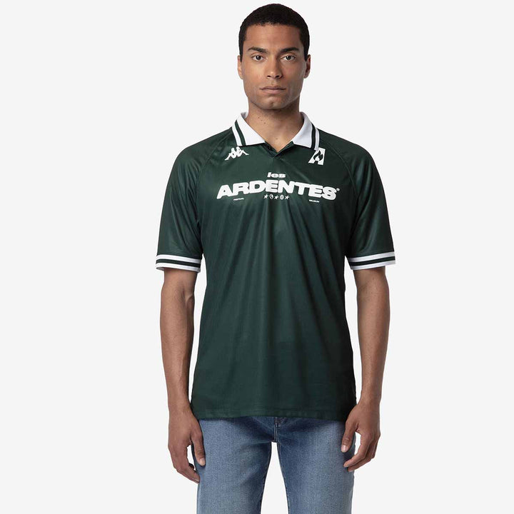 Maillot Lou Les Ardentes x Kappa Vert Homme