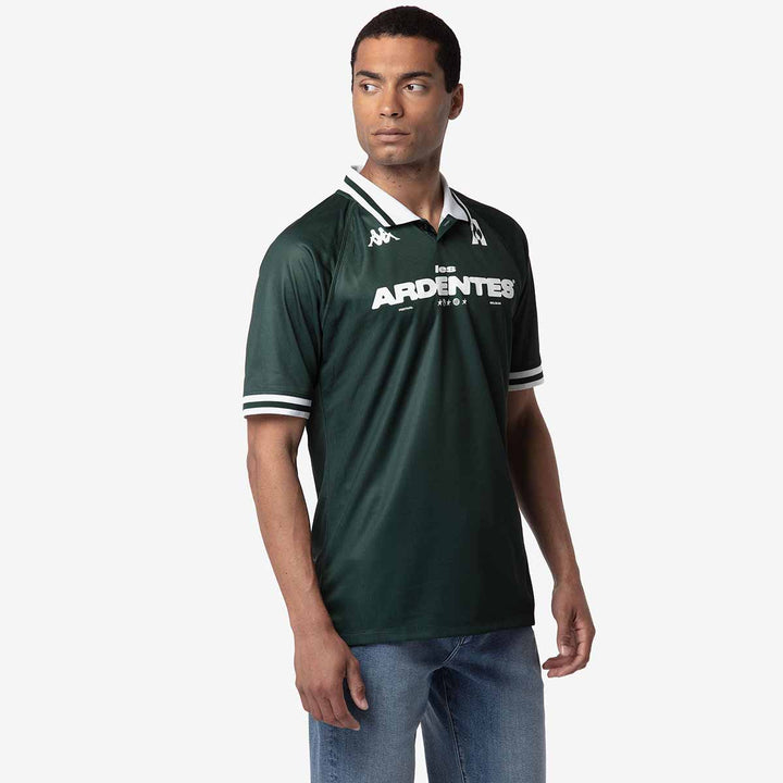 Maillot Lou Les Ardentes x Kappa Vert Homme