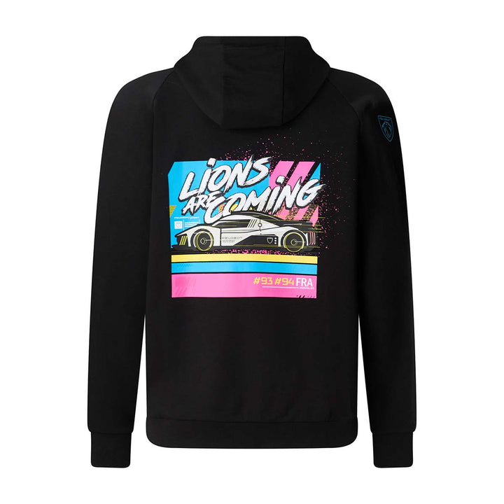 Hoodie Tajosgraph Peugeot Sport 2025 Noir Homme 2