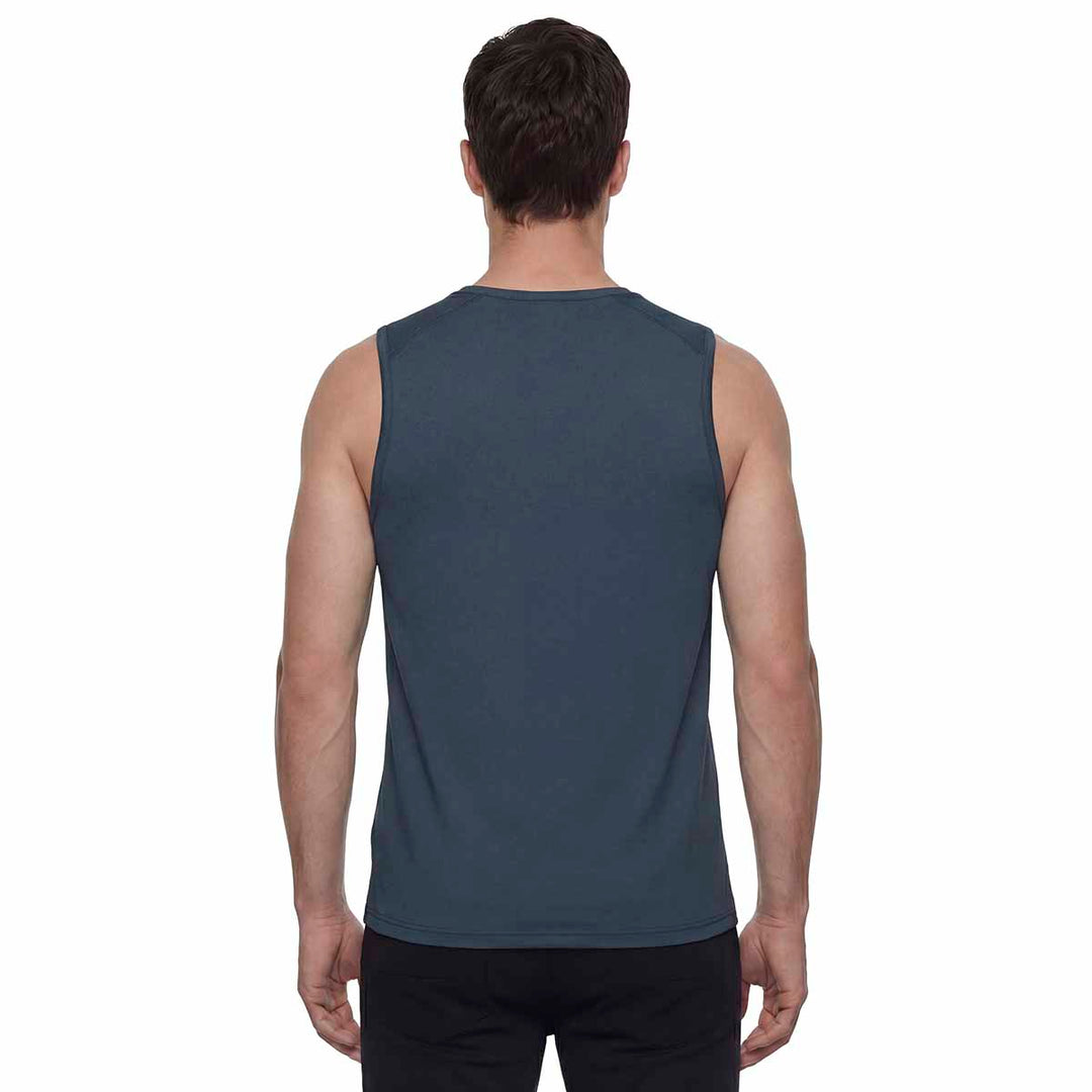 Débardeur Ileo Bleu Homme main