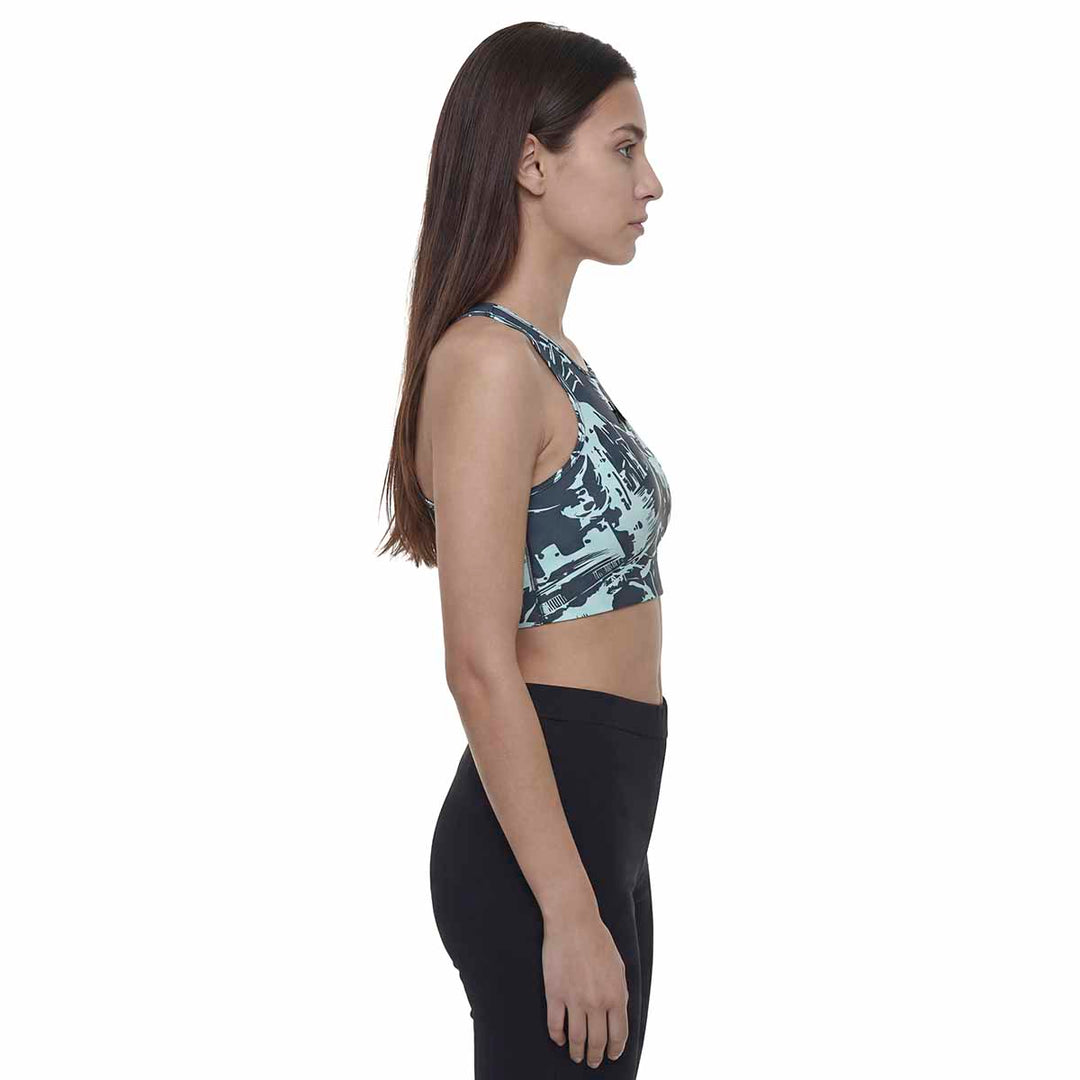 Brassière Irrana Pro Bleu Femme main