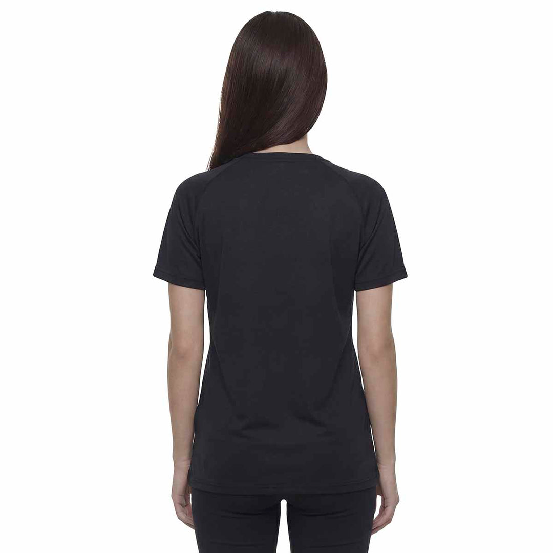 T-Shirt Ifad Noir Femme main