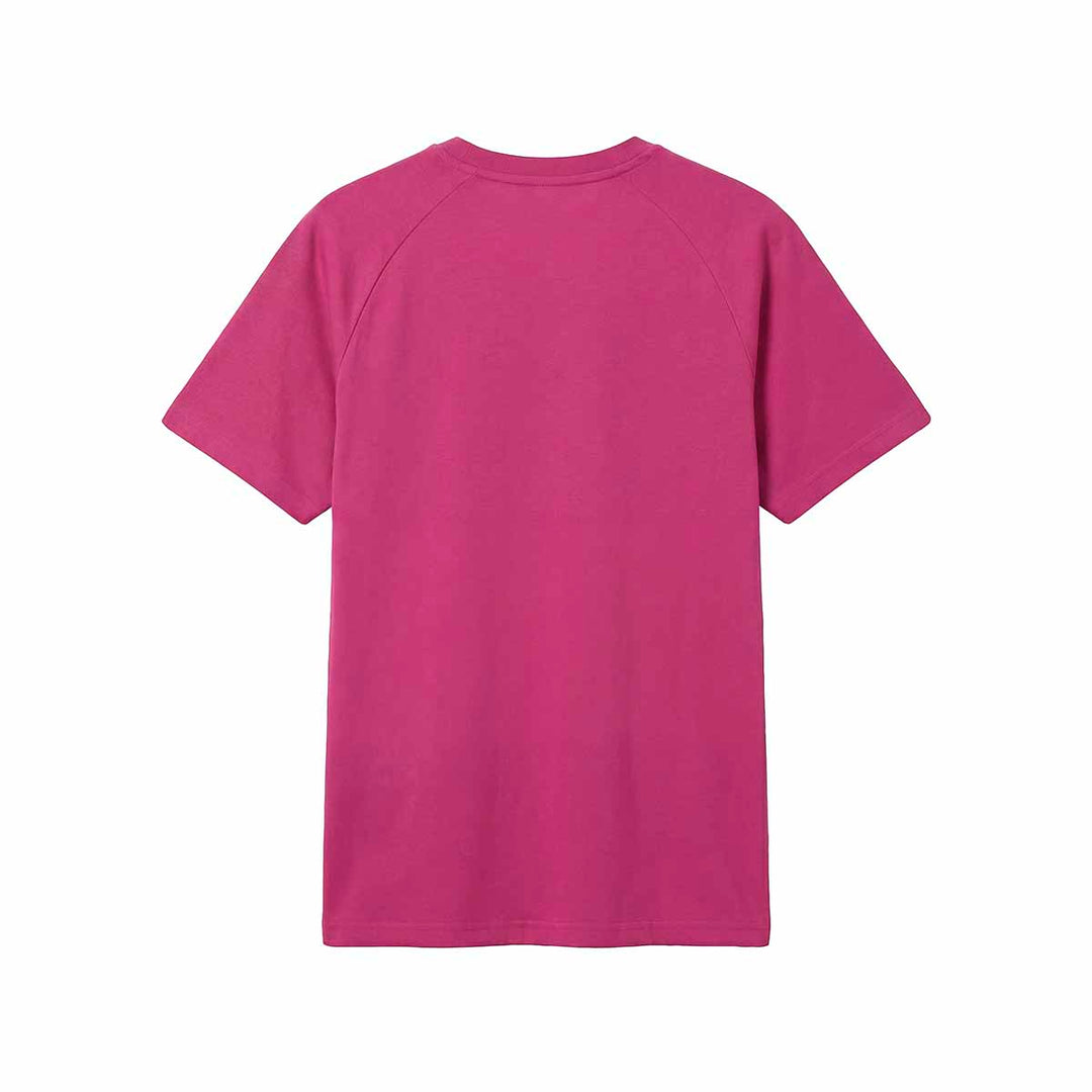 T-Shirt Ifad Fuchsia Femme main