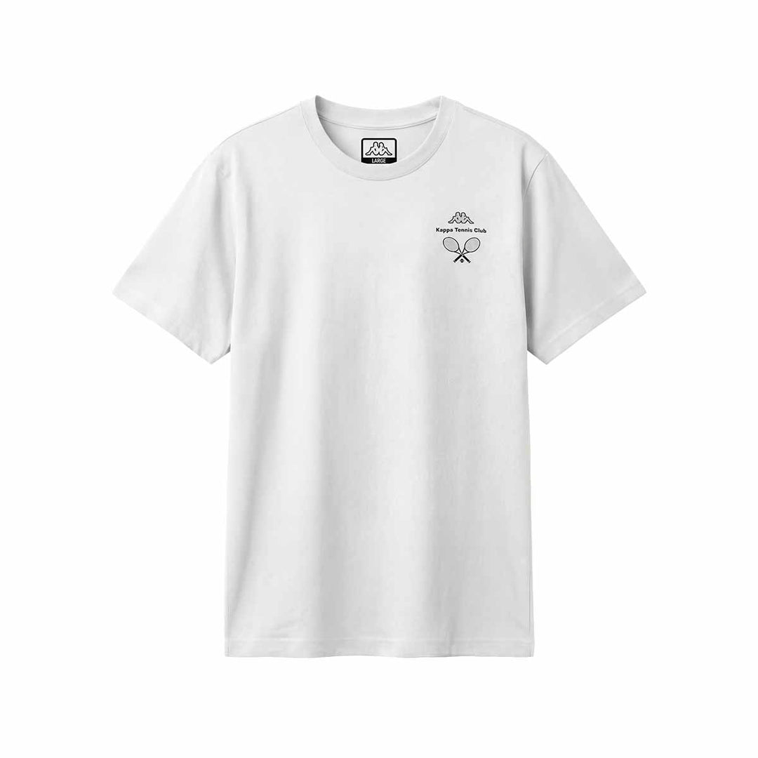 T-Shirt Ivow Blanc Homme main