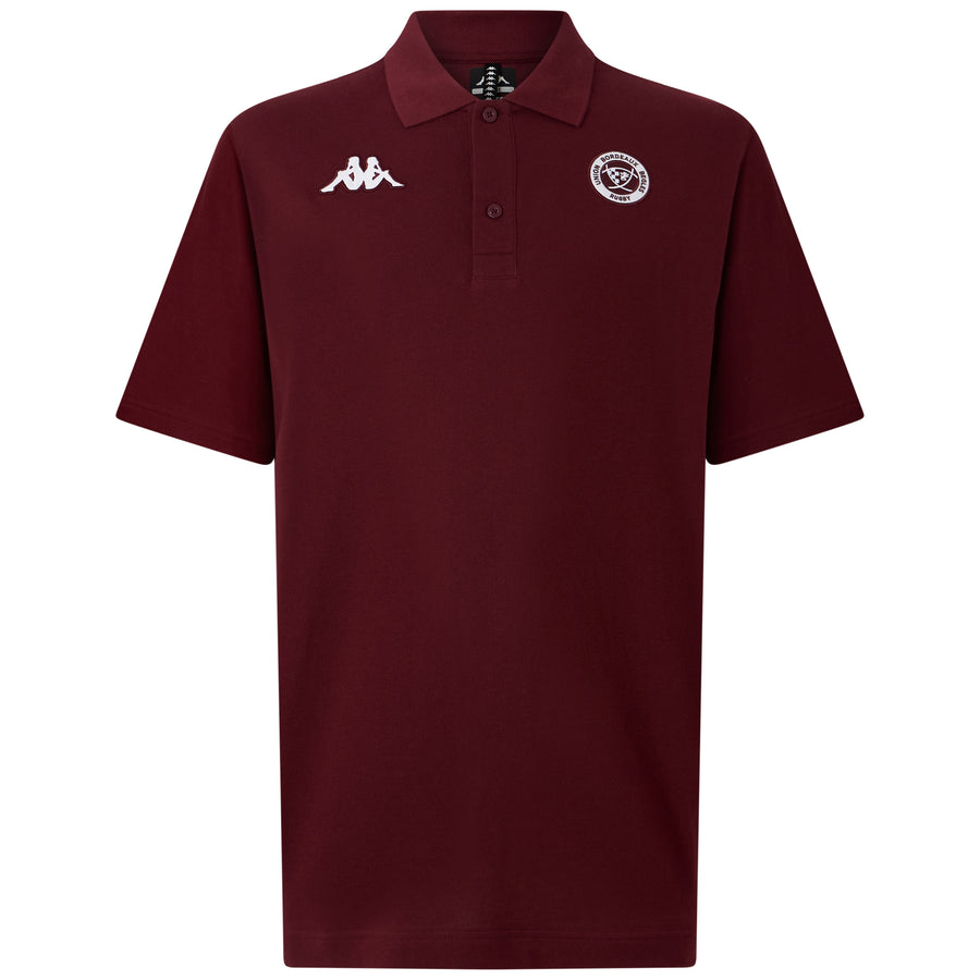 Maillot Avant-match UBB Kappa - Homme, Gris, Tissu Recyclé, Coupe Cintrée, Logo Brodé