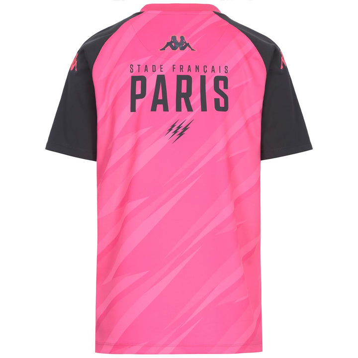 Maillot Telese Stade Français Paris 26/27 Rose Homme 3