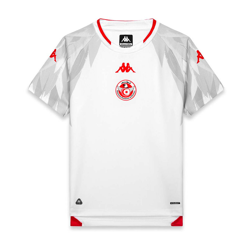 Maillot Kombat Home Tunisie 26/27 Blanc Enfant 02