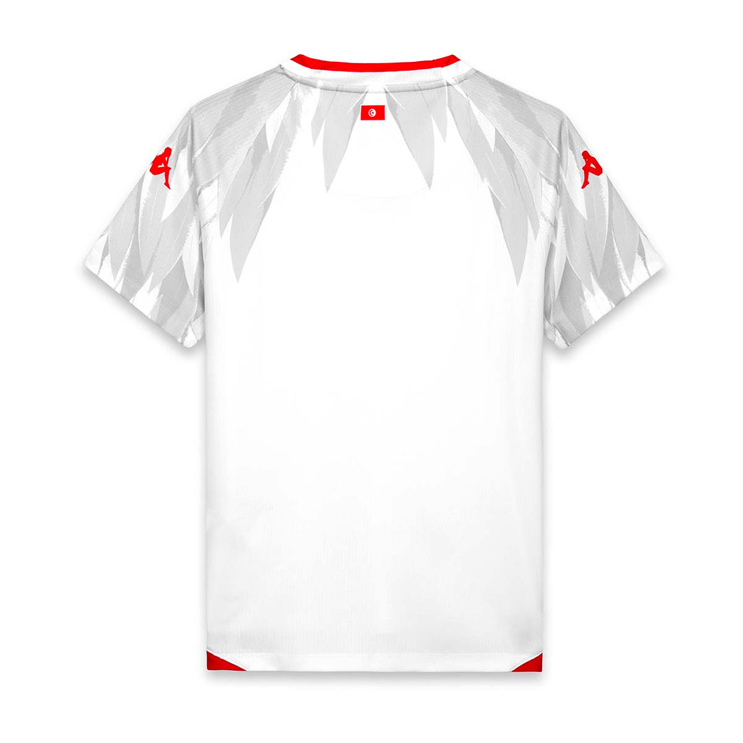 Maillot Kombat Home Tunisie 26/27 Blanc Enfant main