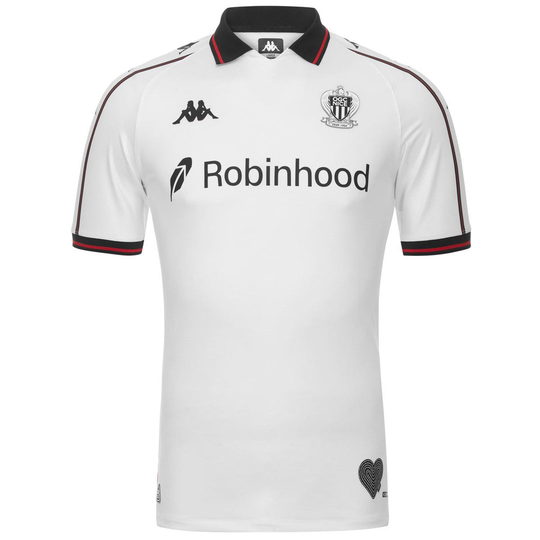 Maillot Kombat Pro Away OGC Nice 26/27 Blanc Homme main