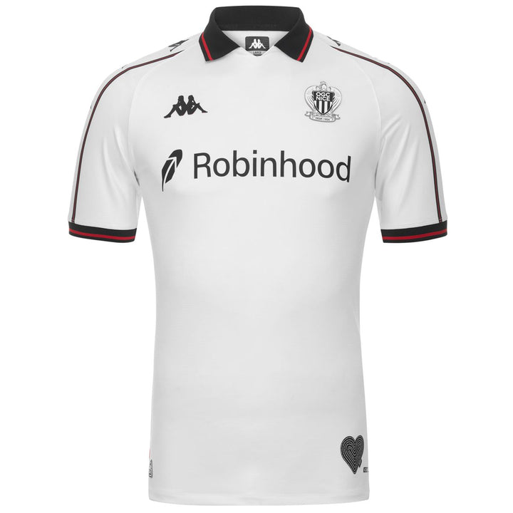 Maillot Kombat Pro Away OGC Nice 26/27 Blanc Homme 1