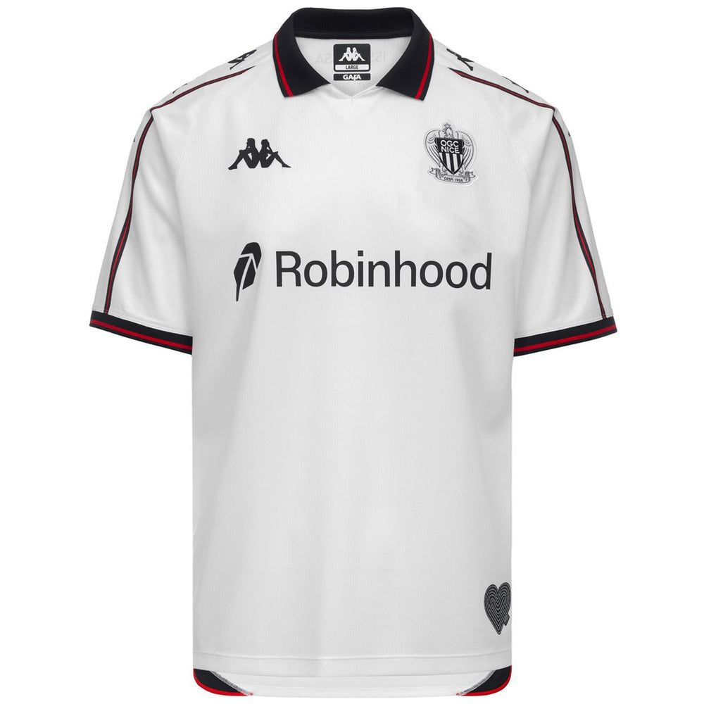 Maillot Kombat Away OGC Nice 26/27 Blanc Homme 02