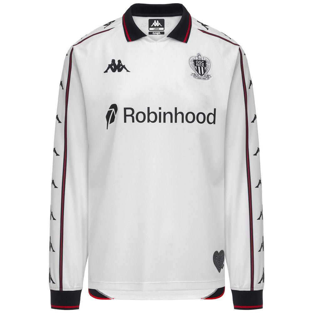 Maillot Kombat Away OGC Nice 26/27 Blanc Homme 02