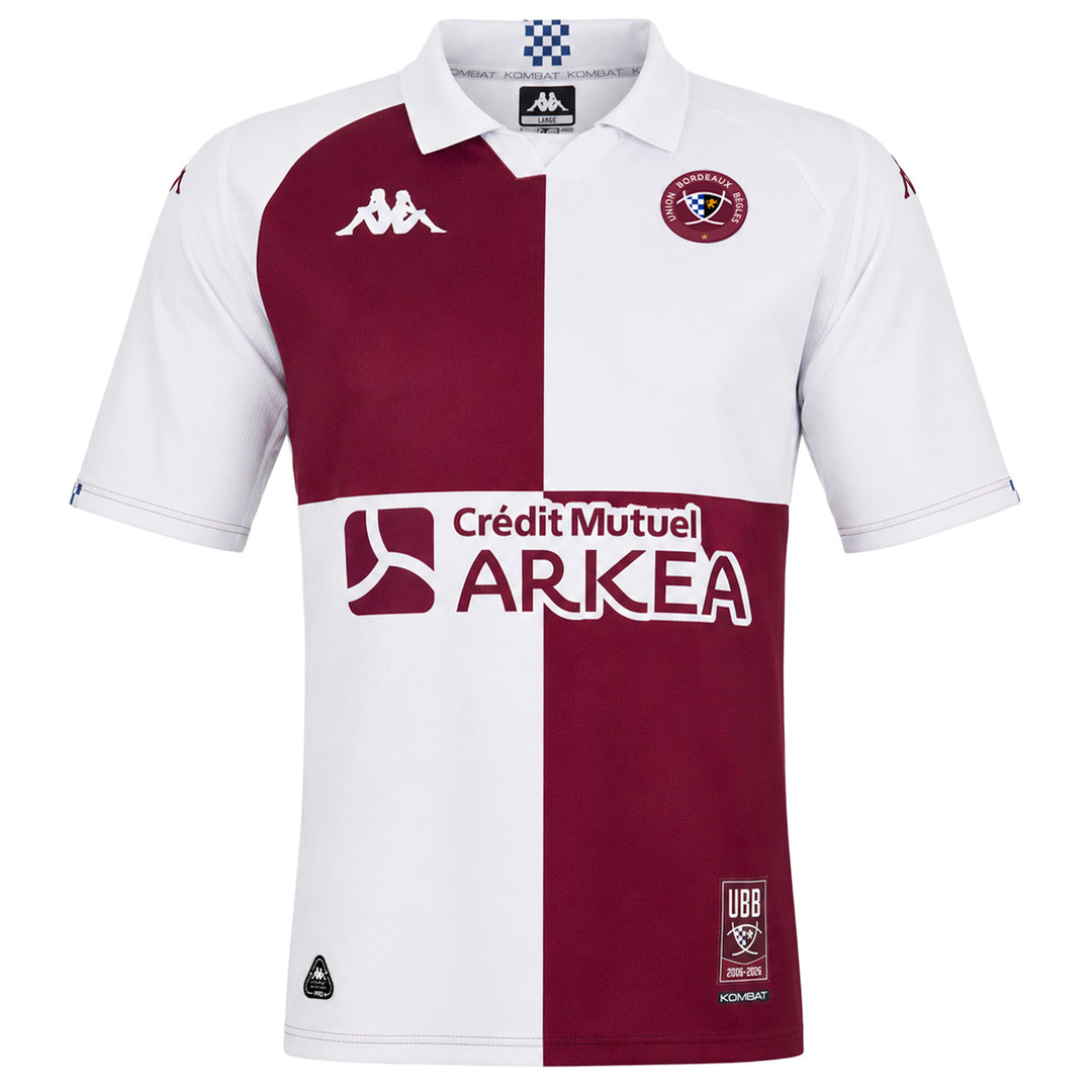 Maillot Kombat Away UBB 26/27 Blanc Enfant main