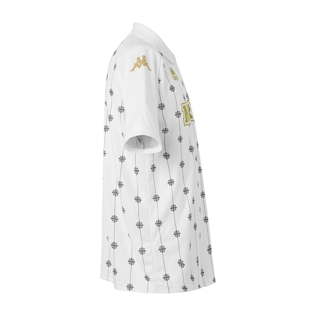 Maillot Claro Flocon Folie Douce Meribel 2025 Blanc Unisexe main