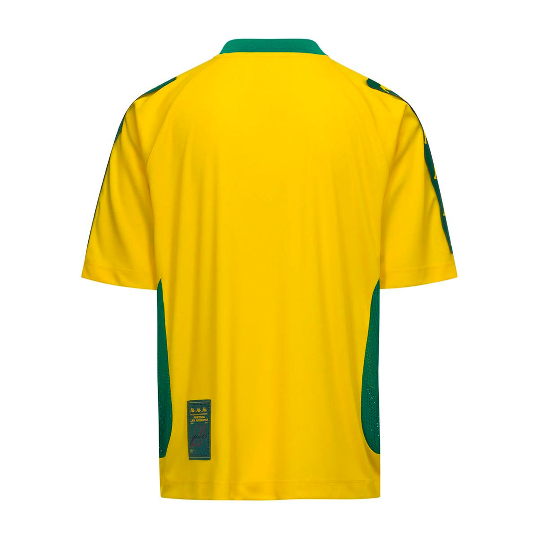 Maillot Kala Les Ardentes X Kappa Jaune Unisexe main