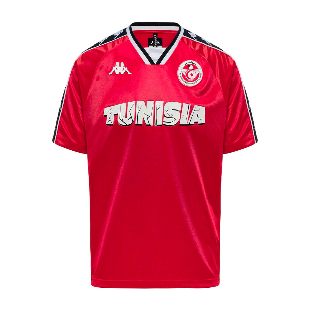 Maillot 222 Banda Rituz Tunisie 26/27 Rouge Homme main